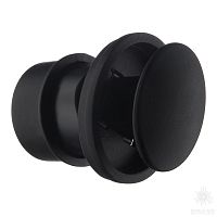 1360 Matt Black Ручка кнопка, чёрный