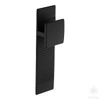 4252.032.145 Matt Black FLOW SIGMA Ручка кнопка на подложке, чёрный 32 мм