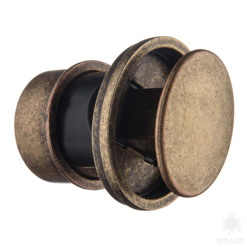 1360 Antique Bronze Ручка кнопка, античная бронза