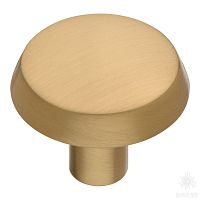 90-Champagne Gold Ручка кнопка, матовая латунь