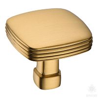 12-Champagne Gold Ручка кнопка, матовая латунь