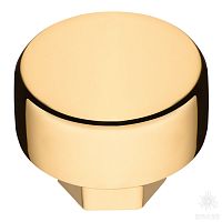 4126 002MP11 Ручка кнопка, глянцевое золото