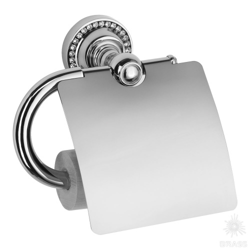 3514K-71-005 Держатель для туалетной бумаги, латунь с кристаллами Swarovski, глянцевый хром 3514K-71-005 Держатель для туалетной бумаги, латунь с кристаллами Swarovski, глянцевый хром