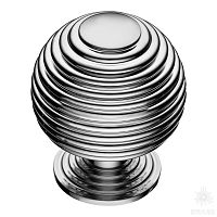 1930 0034 Big Chrome Ручка кнопка, глянцевый хром