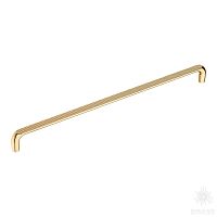 396-320-Gold Ручка скоба, глянцевое золото 320 мм