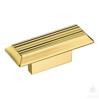 9002 0016 GL Ручка кнопка, глянцевое золото 16 мм