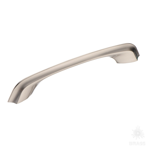 304-160-Inox Ручка скоба, никель 160 мм