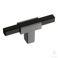 67-Titanium-Matt Black Ручка кнопка, графит/чёрный