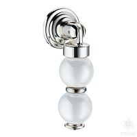 2235-51-PEARL Ручка капля, глянцевый никель/перламутровый