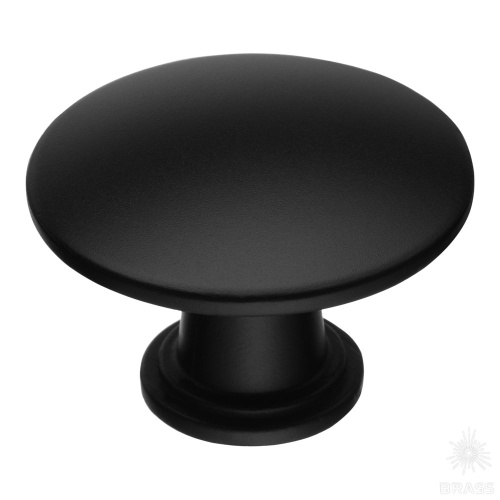 5550 Matt Black Ручка кнопка, чёрный