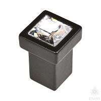 MT8135B-531E Ручка кнопка с кристаллом, чёрный