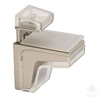 GENIUS TRASPAR. Полкодержатель (2 шт.), пластик, прозрачный