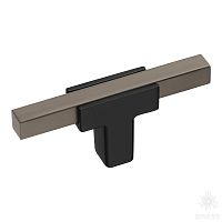 67-Matt Black-Titanium Ручка кнопка, чёрный/графит