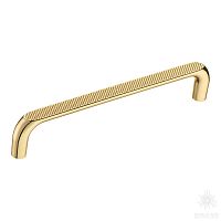 396-160-Gold Ручка скоба, глянцевое золото 160 мм