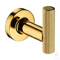 1013 001 GL Крючок мебельный, глянцевое золото