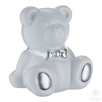 5204 Т1B Teddy Ручка кнопка Мишка, иней/серебро