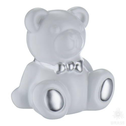 5204 Т1B Teddy Ручка кнопка Мишка, иней/серебро 5204 Т1B Teddy Ручка кнопка Мишка, иней/серебро