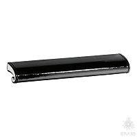 7693.0168.071.081 Ручка скоба, чёрная глянцевая кожа 64 мм