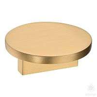 7207 0060 GB-GB Ручка кнопка, матовая латунь 32 мм