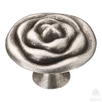 107-Silver Ручка кнопка современная классика, серебро