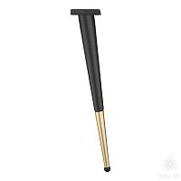 KMA-0125-0510-B13-C25 Black/Matt Gold Опора мебельная, чёрный/матовое золото