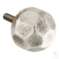 90107-АСр Ручка мебельная "Сфера" фацет 30, античное серебро