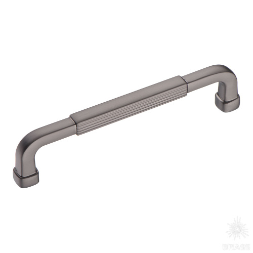 552-128-Titanium Ручка скоба, графит 128 мм