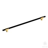 778-320-Matt Gold-Matt Black Ручка рейлинг, сатинированное золото/чёрный 320 мм
