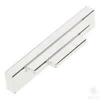9429 0096 PN Ручка накладная, глянцевый никель 96 мм