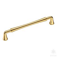 543-160-Gold Ручка скоба, глянцевое золото 160 мм