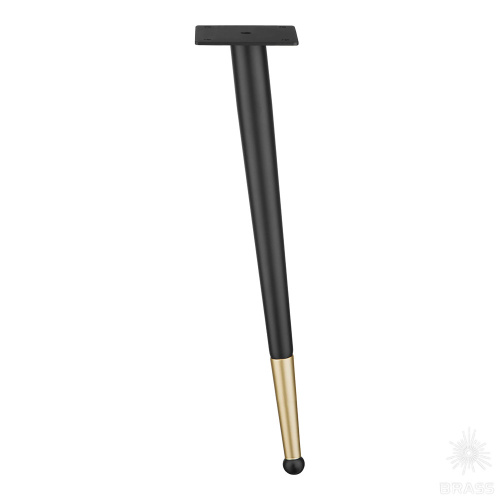 KMA-0125-0410-B13-C25 Black/Matt Gold Опора мебельная, чёрный/матовое золото KMA-0125-0410-B13-C25 Black/Matt Gold Опора мебельная, чёрный/матовое золото