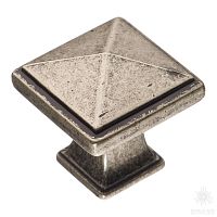 4222 0008 OSM Ручка кнопка, старое серебро