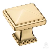 4222 0008 GL Ручка кнопка, глянцевое золото