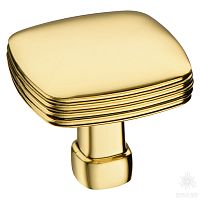 12-Gold Ручка кнопка, глянцевое золото
