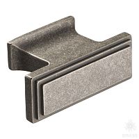 4237 0016 OSM Ручка кнопка, старое серебро 16 мм