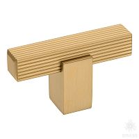 9214 0008 GB-GB Ручка кнопка, матовая латунь