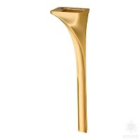 2399 0270 Gold Опора мебельная CRUZ ELIT, глянцевое золото 270 мм
