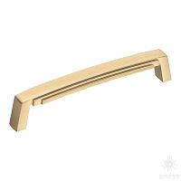 4215 0128 BB Ручка скоба, матовое золото 128 мм