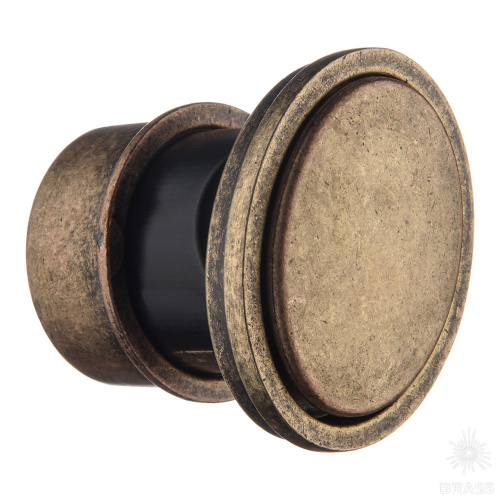 1360 Antique Bronze Ручка кнопка, античная бронза