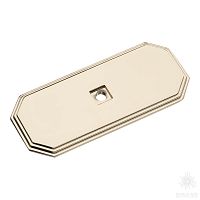 3022 0080 PN Подложка для мебельных ручек, глянцевый никель