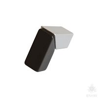 KP8117B1.C/2B Ручка кнопка, матовый хром/венге