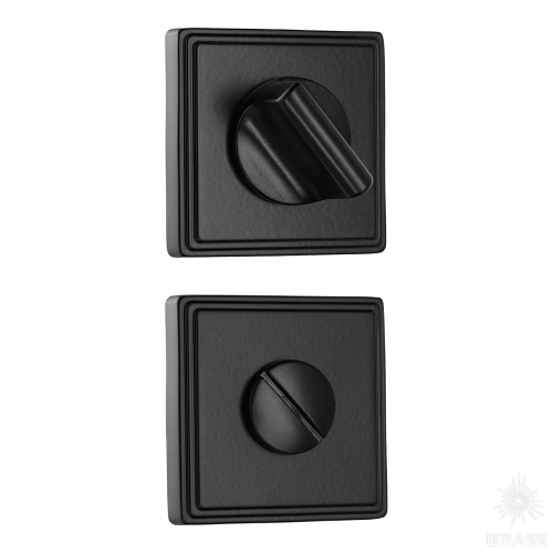 RO17W6 AL6 ROSET Накладка с поворотной кнопкой, чёрный RO17W6 AL6 ROSET Накладка с поворотной кнопкой, чёрный
