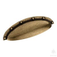 4100.064 Antik Bronze Ручка раковина, античная бронза 64 мм