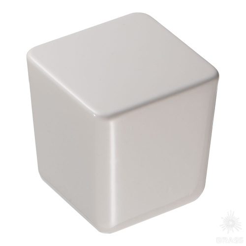 8151-582 GREY BRIGHT Ручка кнопка, глянцевый серый