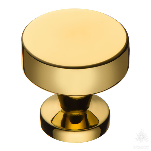 30-Gold Ручка кнопка, глянцевое золото 30-Gold Ручка кнопка, глянцевое золото