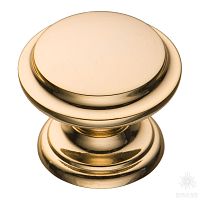 8462-100 Ручка кнопка, глянцевое золото