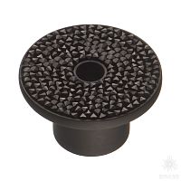 STONE16/N-SW/N Ручка кнопка c кристаллами Swarovski, чёрный 16 мм