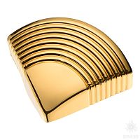 2025.064 Gold Ручка кнопка модерн, глянцевое золото 64 мм