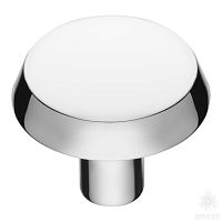 90-Chrome Ручка кнопка, глянцевый хром