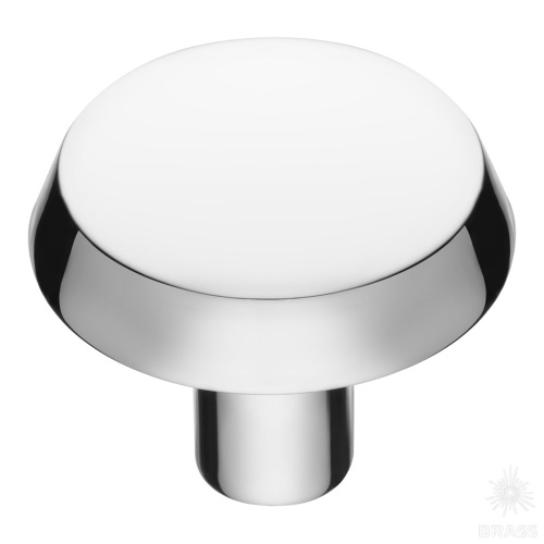 90-Chrome Ручка кнопка, глянцевый хром